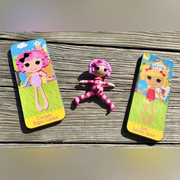 LALALOOPSY Toy Lot Tinies Magnet Dress Up Tin Erasers Silly Singer Toy Tiny Doll - Picture 10 of 16